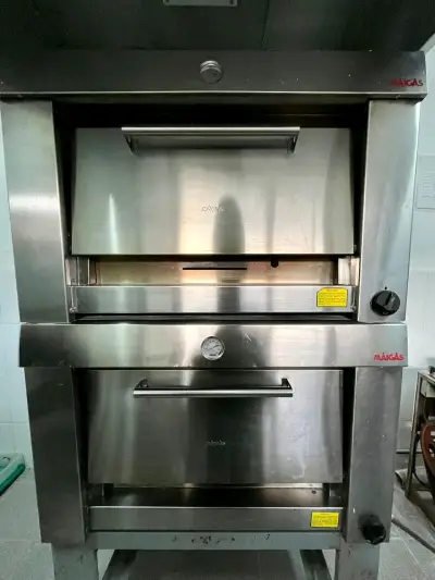 Horno industrial doble Maigas en acero inoxidable - miniatura 1