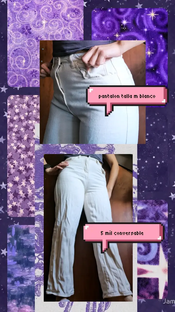 Pantalón blanco talla M en buen estado