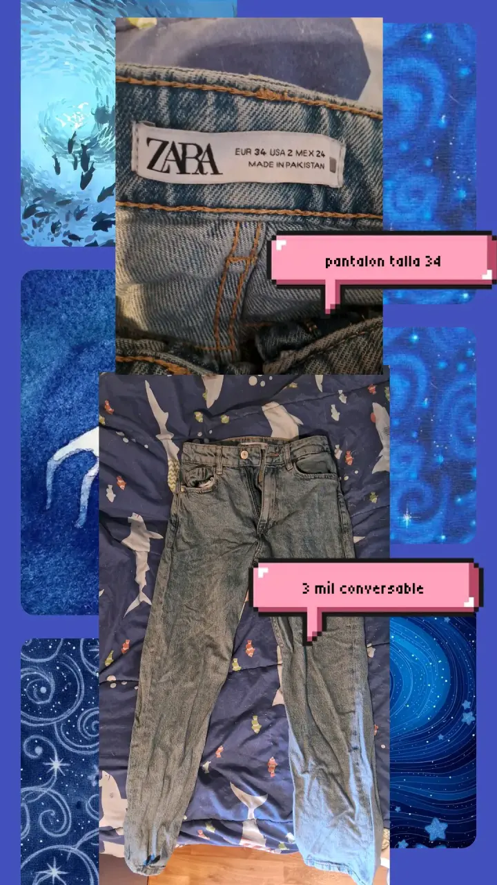 Jeans Zara talla 34 en buen estado