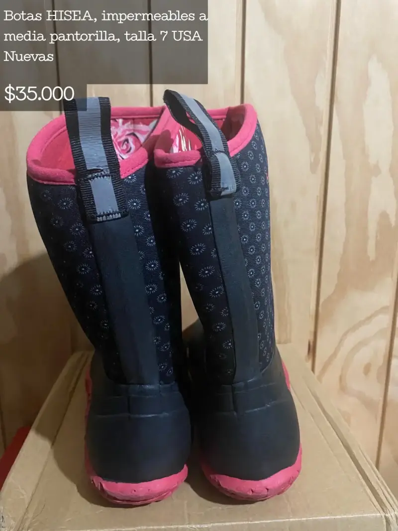 Botas impermeables HISEA talla 7US - 3