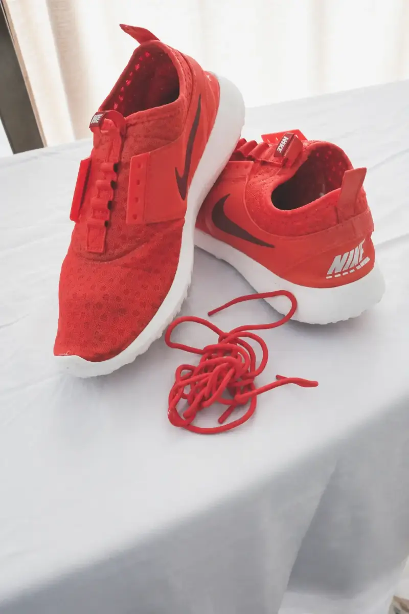 Zapatillas deportivas naranjas Nike para mujer