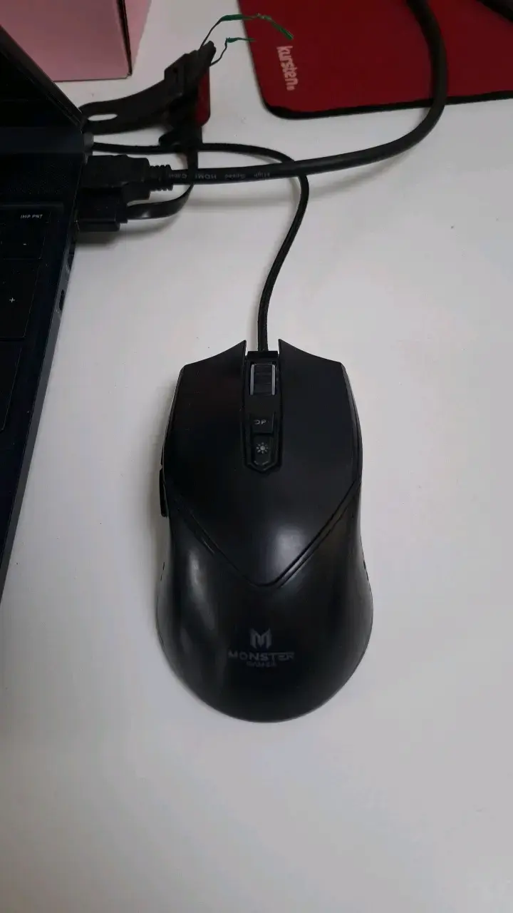 Mouse Gamer Monster con Cable USB - 1