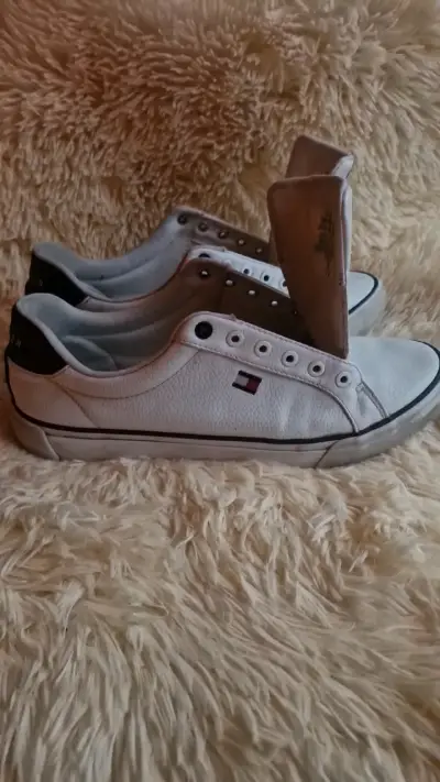Zapatillas blancas Tommy Hilfiger para hombre - miniatura 1