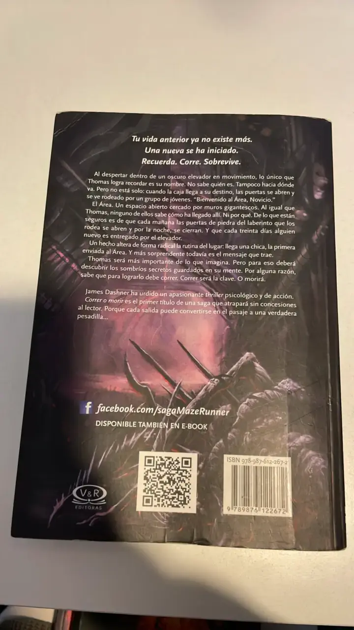 Libro Maze Runner: Correr o Morir - 5