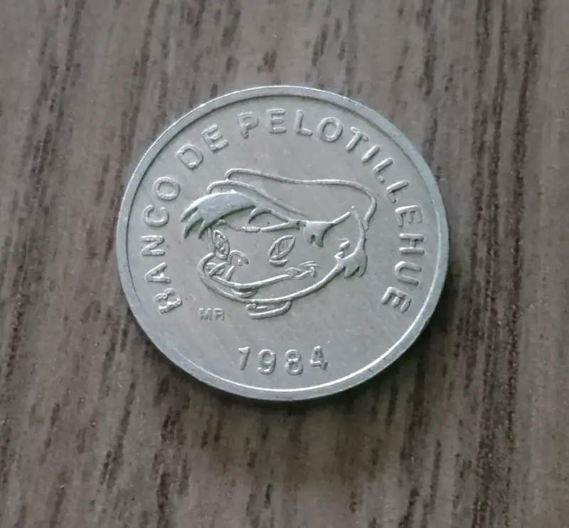 Moneda de colección Banco de Pelotillehue 1984 - 4