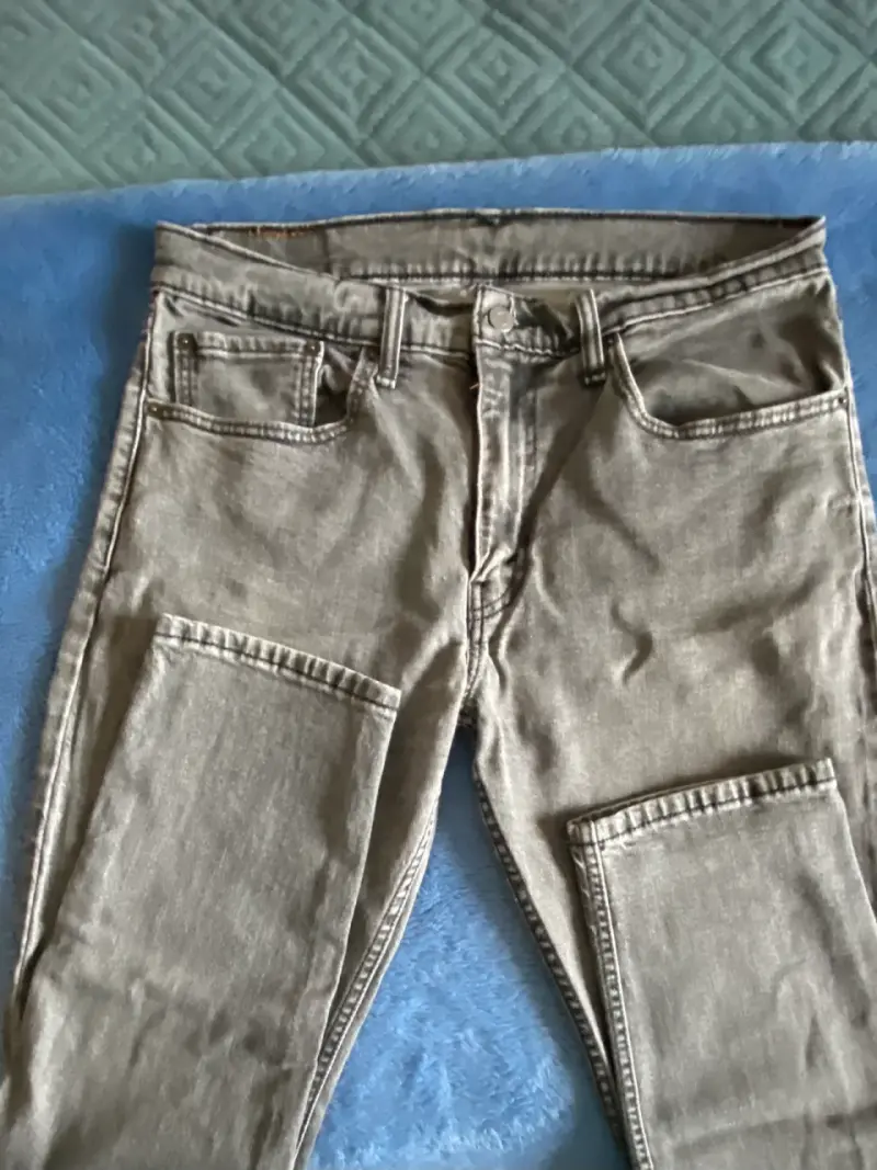 Skinny Jeans grises Levi's para hombre - 1
