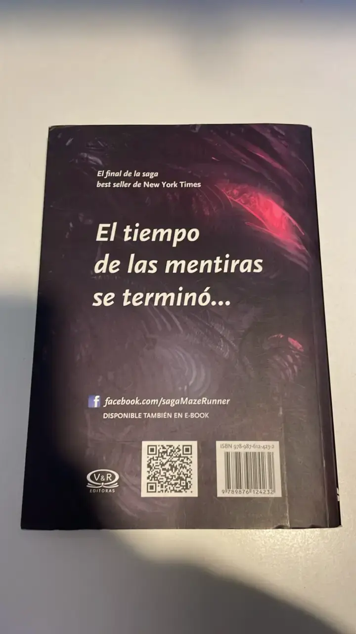 Libro Maze Runner: La Cura Mortal - 2