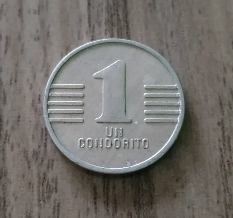 Moneda de colección Un Condorito 1984 - 3