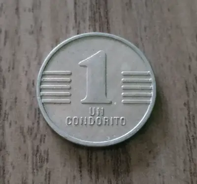 Moneda de colección Un Condorito 1984 - miniatura 3