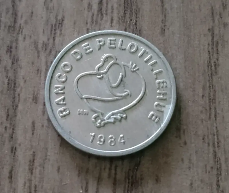 Moneda de colección Un Condorito 1984 - 4