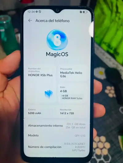 Smartphone Honor X5b Plus con 4GB RAM y 256GB - miniatura 1