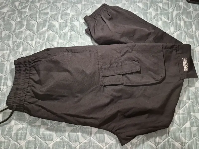 Pantalones cortos cargo negros XS - 1