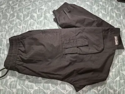 Pantalones cortos cargo negros XS - miniatura 1