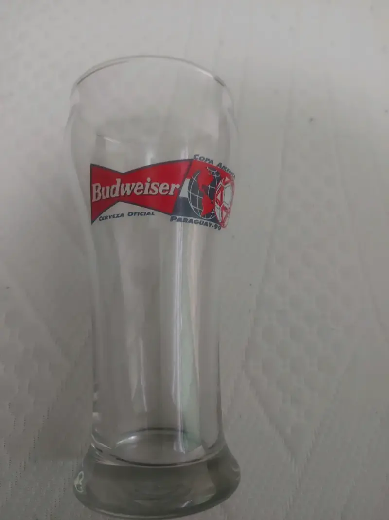 Vaso de cerveza Budweiser edición Copa América - 2