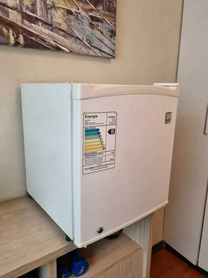 Refrigerador pequeño DCG blanco en buen estado - 1