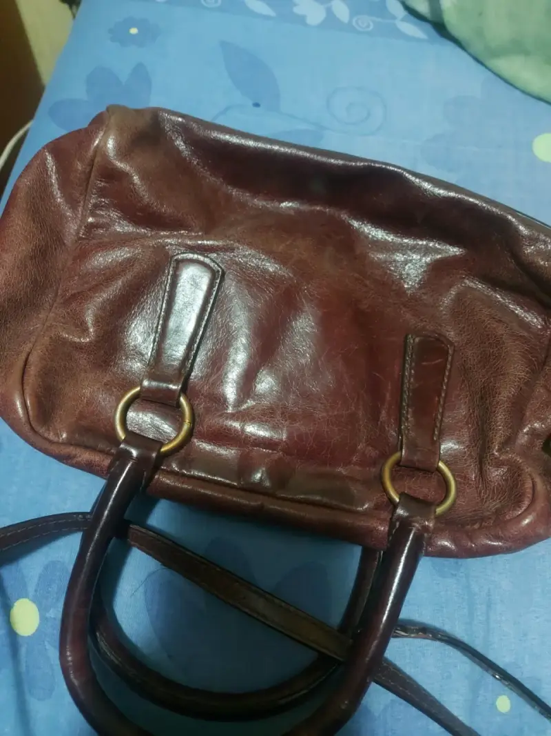 Bolso de cuero marrón Bimba y Lola - 1