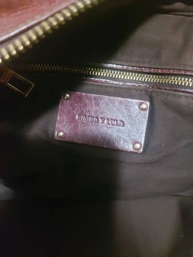 Bolso de cuero marrón Bimba y Lola - 3