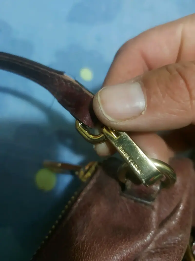 Bolso de cuero marrón Bimba y Lola - 6