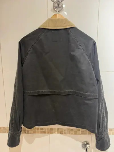 Chaqueta gris engomada Zara - miniatura 4