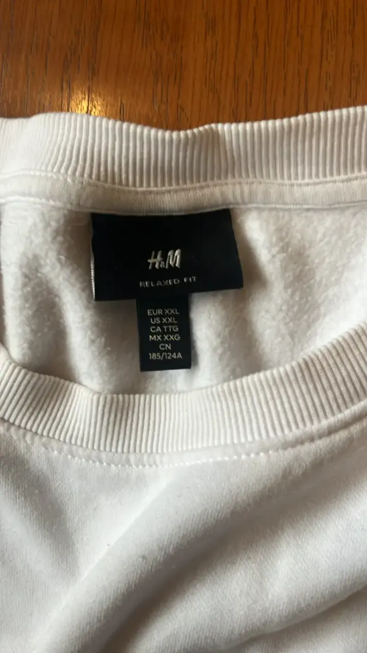 Polerón blanco H&M Relaxed Fit - 2