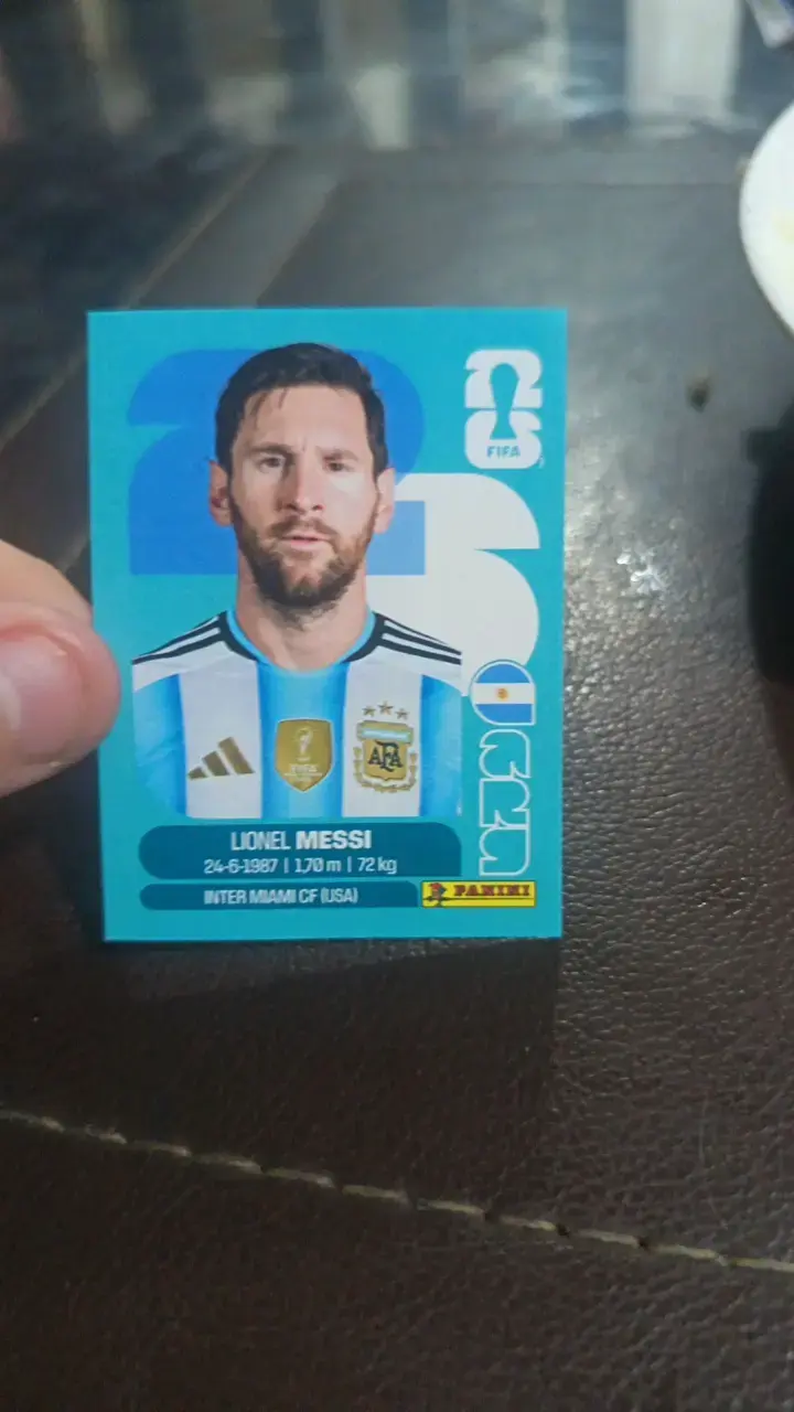 Lámina de colección Panini FIFA 2022