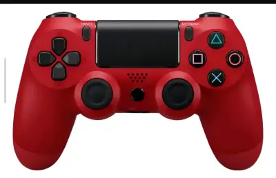 Control inalámbrico rojo para PlayStation 4 - miniatura 1