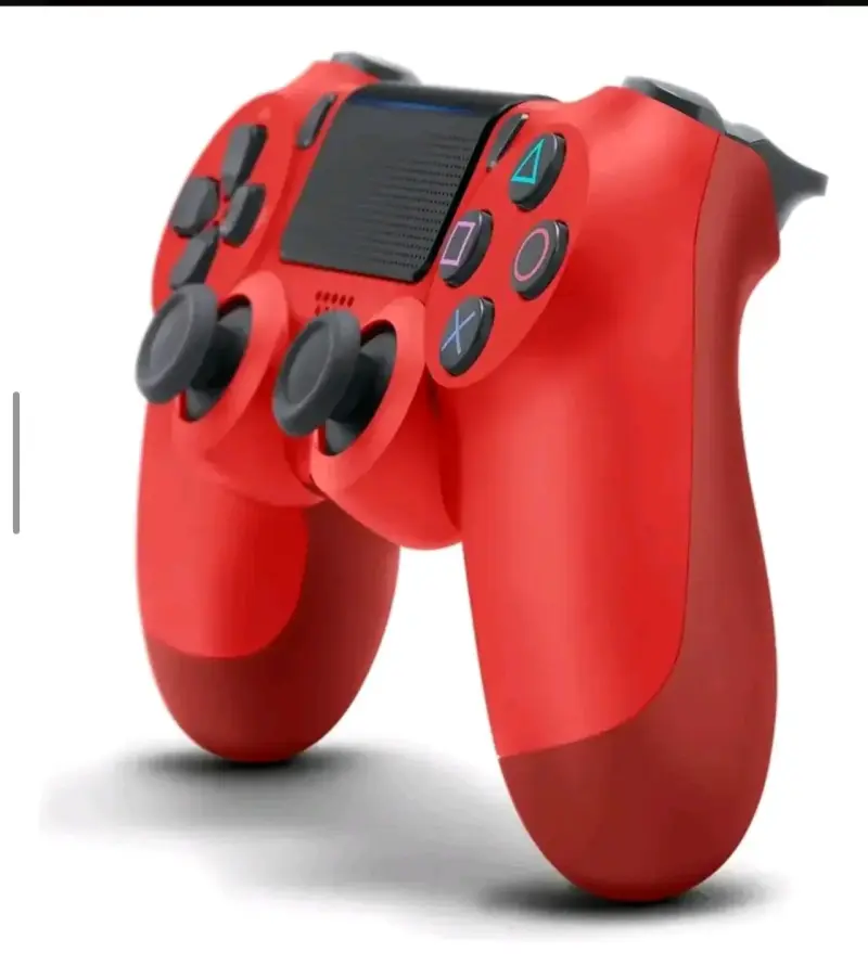 Control inalámbrico rojo para PlayStation 4 - 2