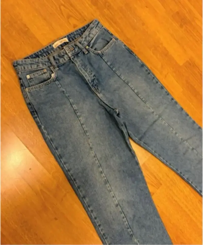 Jeans de mezclilla azul Bershka t 36 - 4
