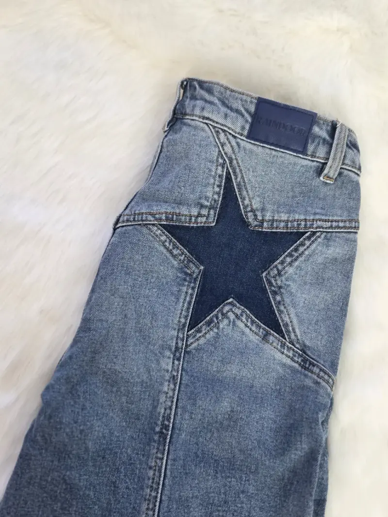 Jeans de mezclilla con estrella Raindoor - 4