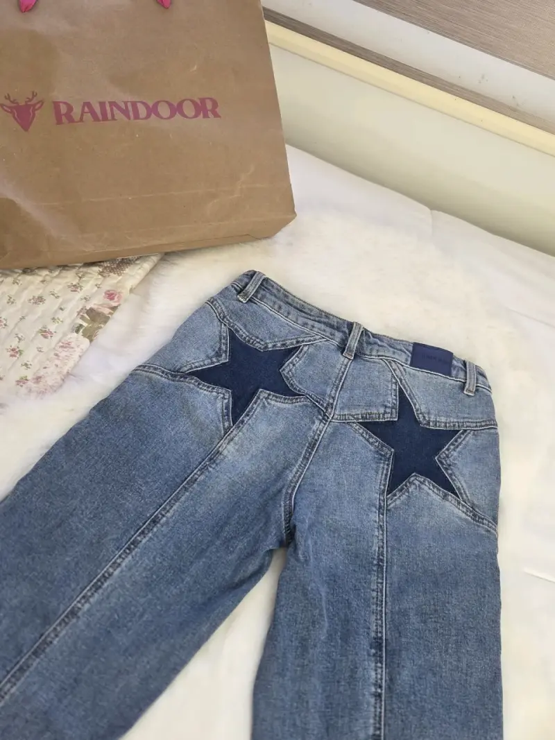 Jeans de mezclilla con estrella Raindoor - 6