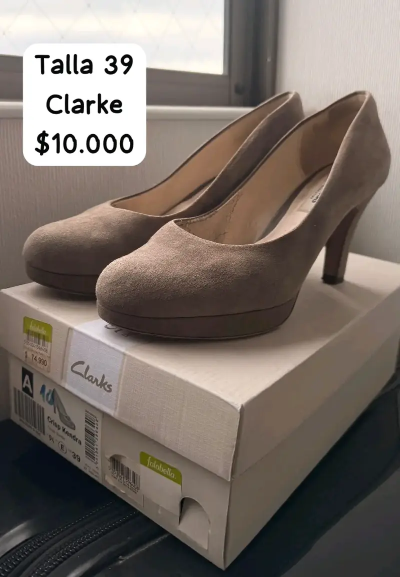 Zapatos de Tacón Clarks Talla 39