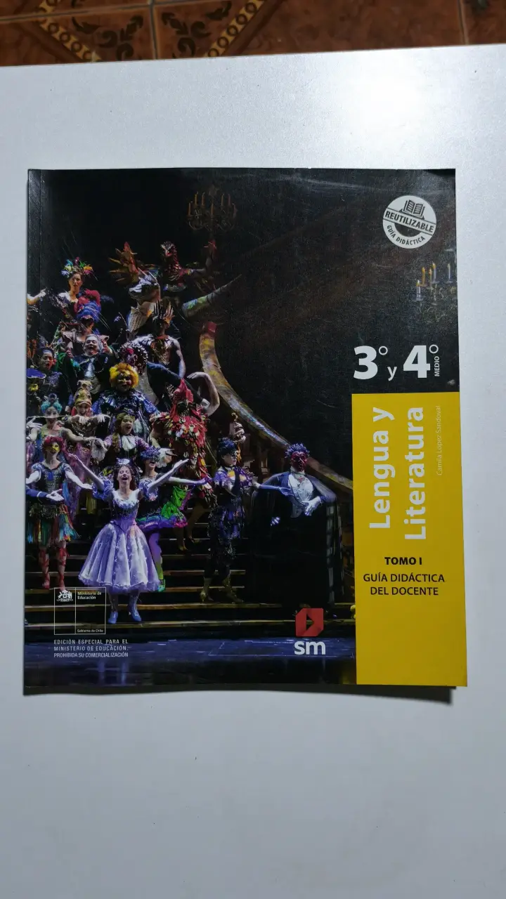 Libro de Lengua y Literatura 3° y 4° Medio SM - 2