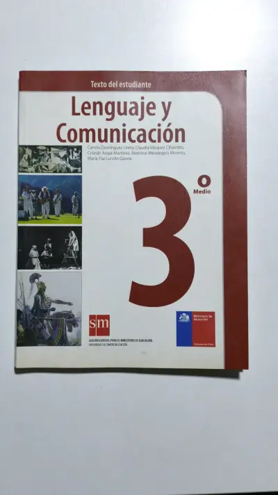 Libros Lenguaje y Comunicación 3° y 4° Medio SM - miniatura 1