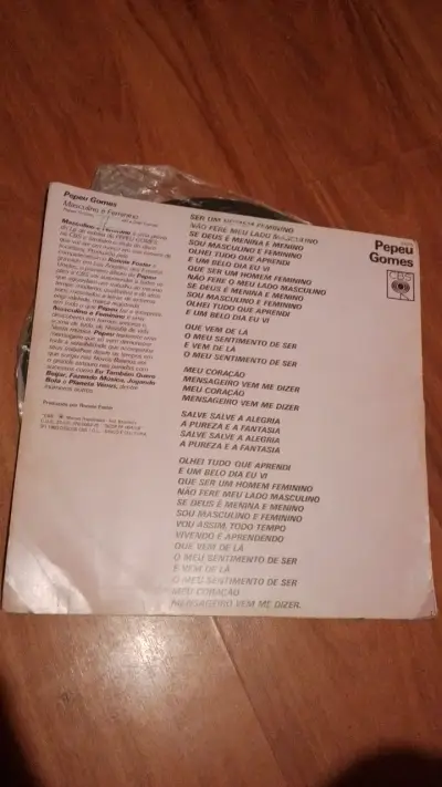 Vinilo de música del brasileño Pepeu Gomes - miniatura 2