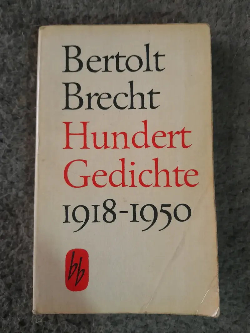 Libro 'Hundert Gedichte 1918-1950' de Bertolt Brecht - 1