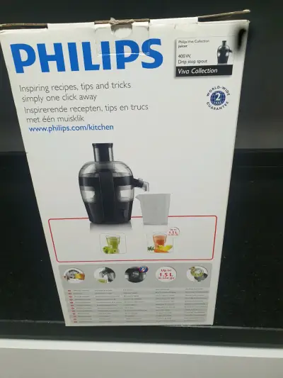 Extractor de jugos Philips QuickClean 400W - miniatura 6