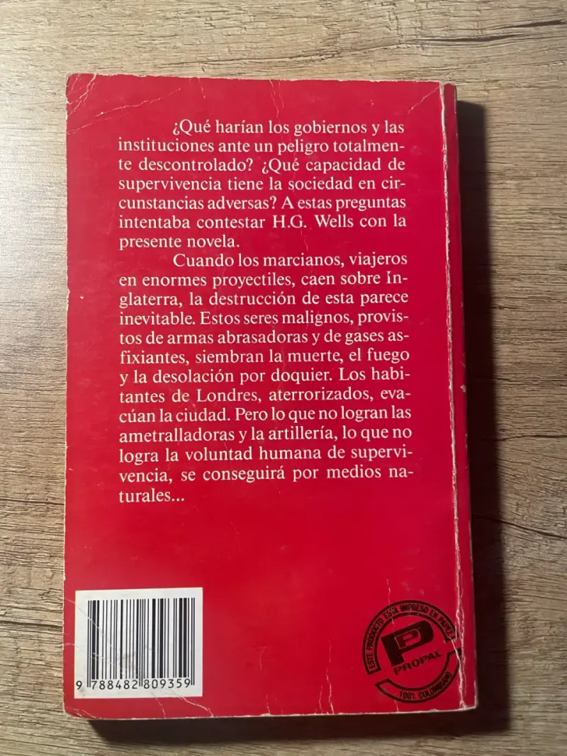 Libro 'La Guerra de los Mundos' de H.G. Wells - 2