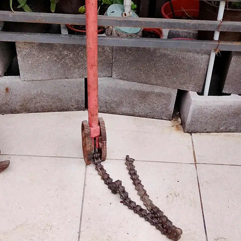 Juego de llaves de tubo y cadenas para mecánica - 4