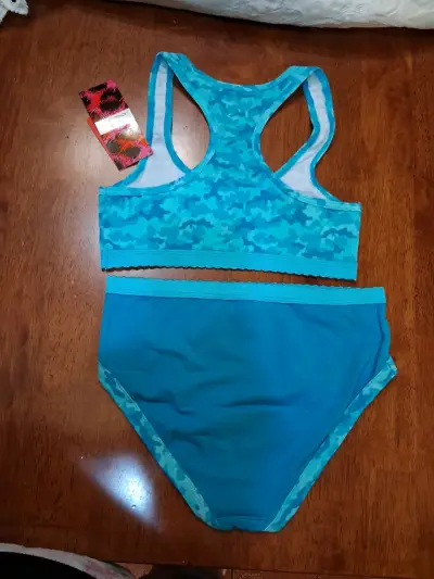 Conjunto deportivo azul para niña talla 10/12 - miniatura 1