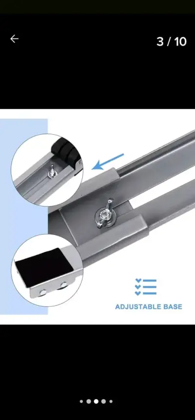 Base ajustable para lavadora de acero inoxidable - miniatura 4