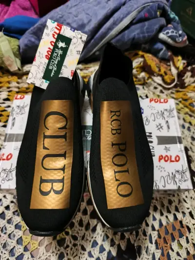 Zapatillas negras RCB Polo Club casuales - miniatura 1