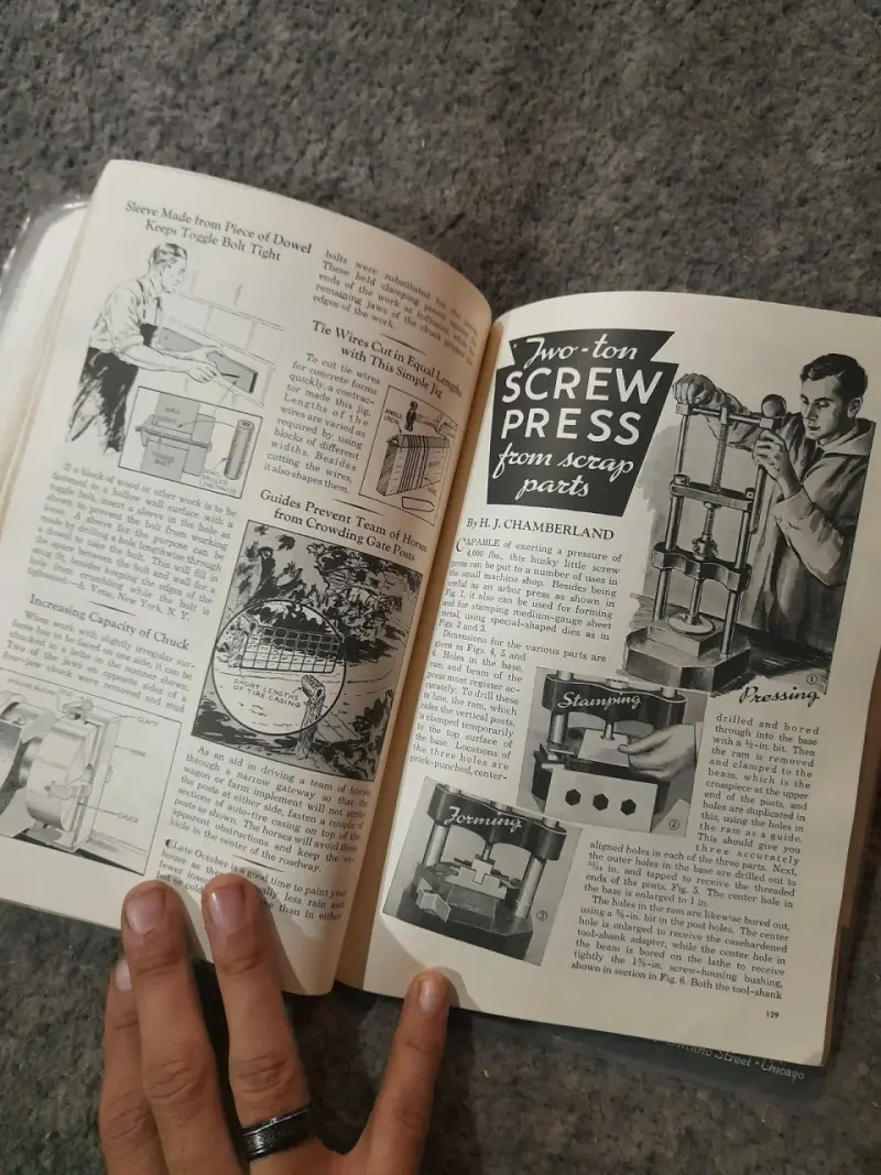 Libro Popular Mechanics Shop Notes 1942 - 4