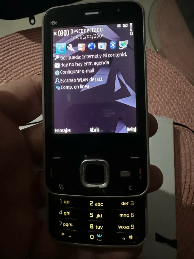 Teléfono Nokia N96 con cargador original - 6