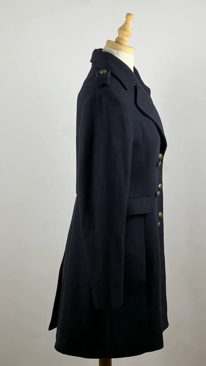 Abrigo azul marino H&M - 51% Lana - Talla S - 3