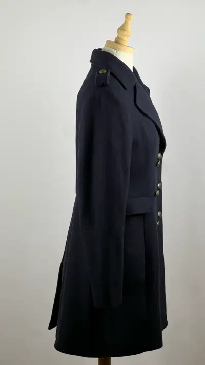 Abrigo azul marino H&M - 51% Lana - Talla S - miniatura 3
