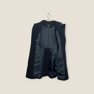 Abrigo azul marino H&M - 51% Lana - Talla S - miniatura 6