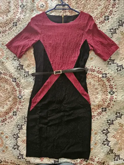 Vestido con chaqueta y cinturón Buny's talla 42 - miniatura 2