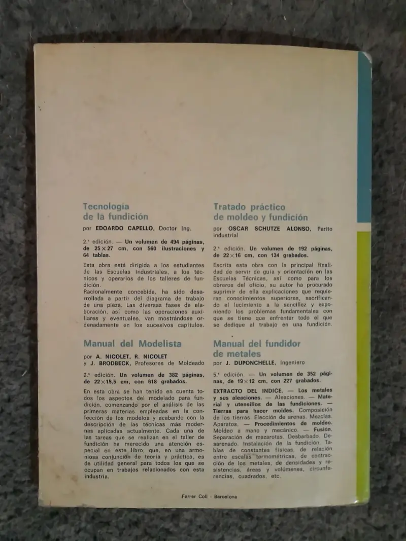 Libro Microfusión de K. A. Krekeler (fundición) - 2