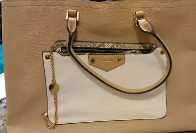 Bolso tote beige con detalle blanco Aldo - miniatura 5