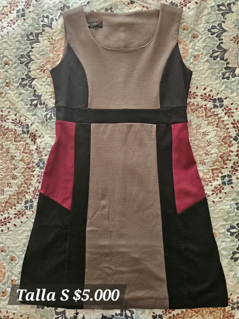 Vestido casual multicolor talla S